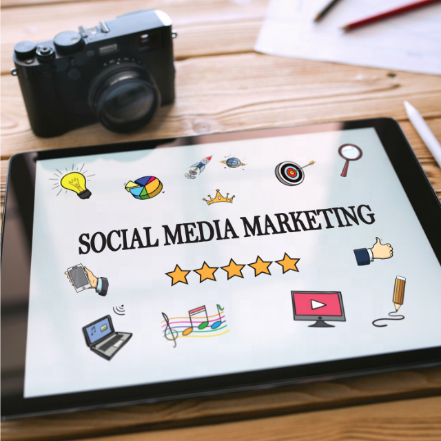 Онлайн-маркетинг в Facebook Instagram Twitter социальные медиа маркетинговые услуги