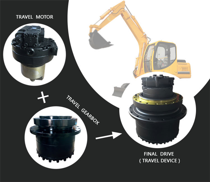 Final Drive 4266834 for AIRMAN Excavator AX40 - Reliable