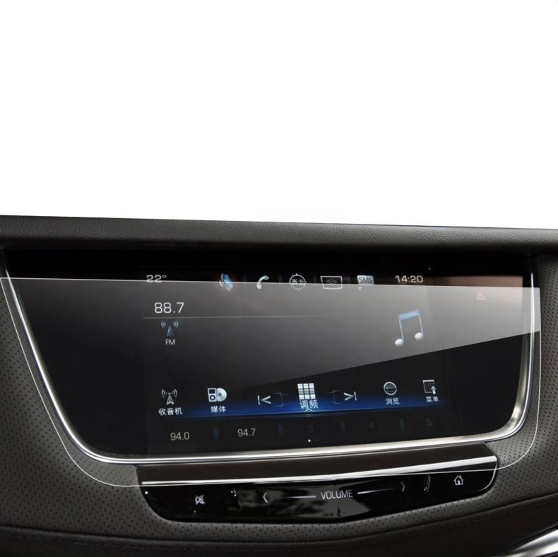 for 2016 2017 2018 Cadillac XT5 Car Screen Tempered Film Navigation Screen Protector HD Clear 9H Hardness Anti-Fingerprint Anti-Scratch