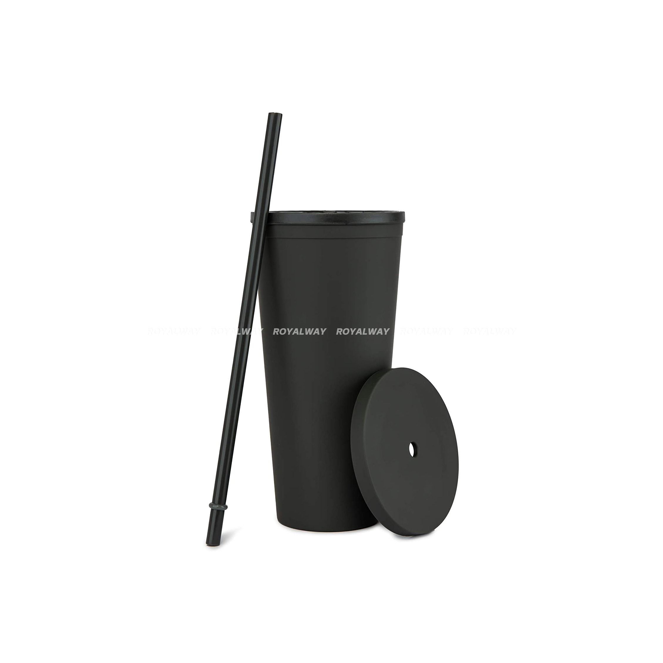 Двухслойная кружка для чая, жемчужин, кружка для холодного напитка с крышкой и соломинкой 450 мл