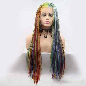 colored dreads wig