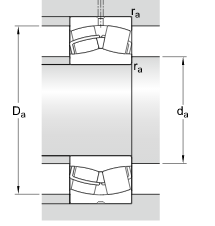 Ursprüngliches Tonnenlager 22320CA des Rollenlagers 22320 CA/W33 cm