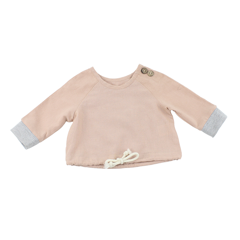 Летняя повседневная одежда ручной работы; топ из органического хлопка для маленьких девочек