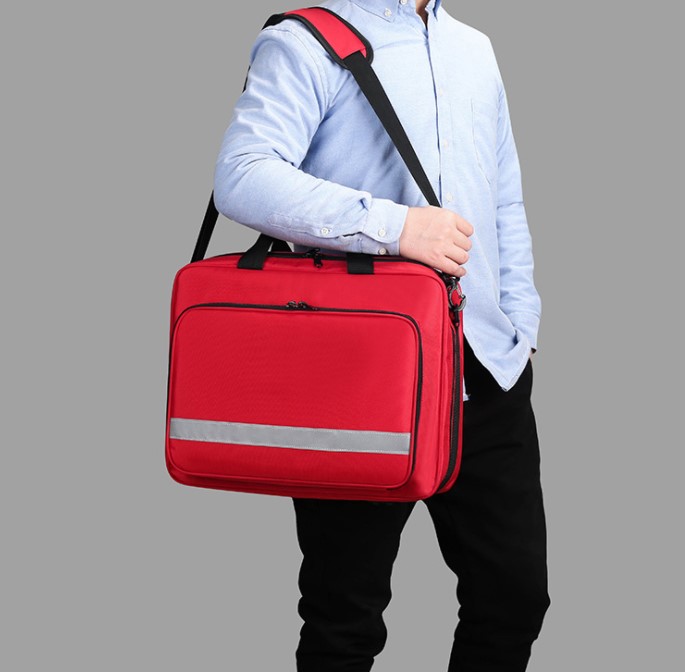 product-685-672 High Quality Waterproof Oxford First Aid Kit Bag Medical Emergency Storage Bag for Outdoor Travel Survival Home