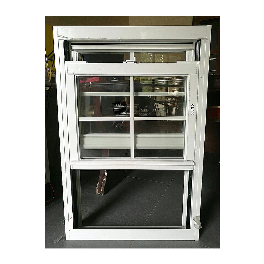 Cheap price factory manufacture house windows pvc double-hung window