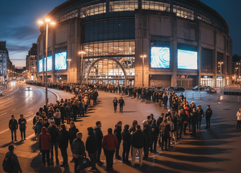 Jay-Z Concert Rush: Managing 1.6M Customer Queue Systems