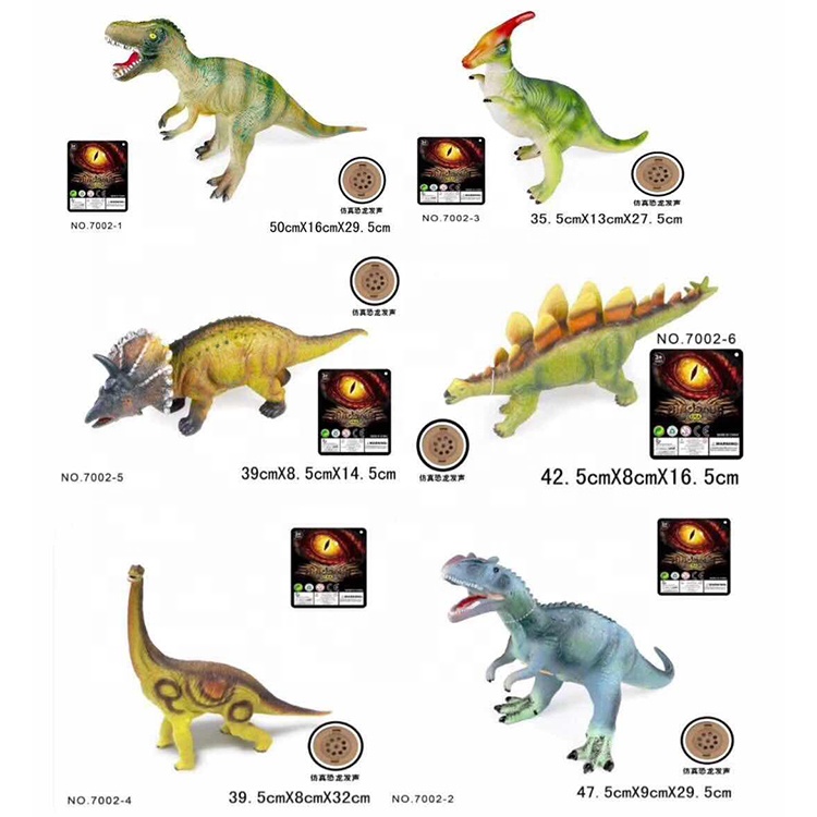 18-дюймовая виниловая муляжи динозавров с IC рев звуки (аккумуляторы в комплект входит в комплект)