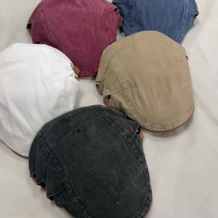 Ueither Pelle PU Cappello da Uomo Classico da Strillone Berretto Piatto Regolabile Berretto Autunno Inverno Ueither Pelle PU Cappello da Uomo Classico da Strillone Berretto Piatto Regolabile Berretto Autunno Inverno
