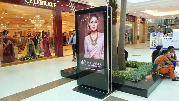 New Style 65'' Double Sided LCD Display, Hanging Dual Side Digital Signage for indoor