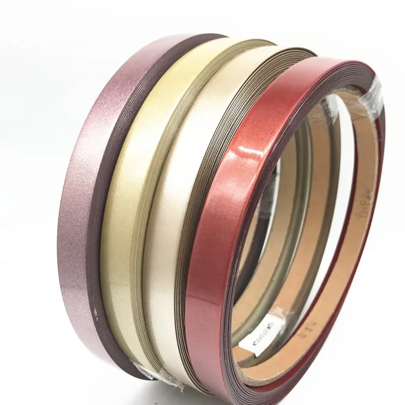 Эластичная лента Белая ПВХ цветные полоски кромки для мебельного покрытия