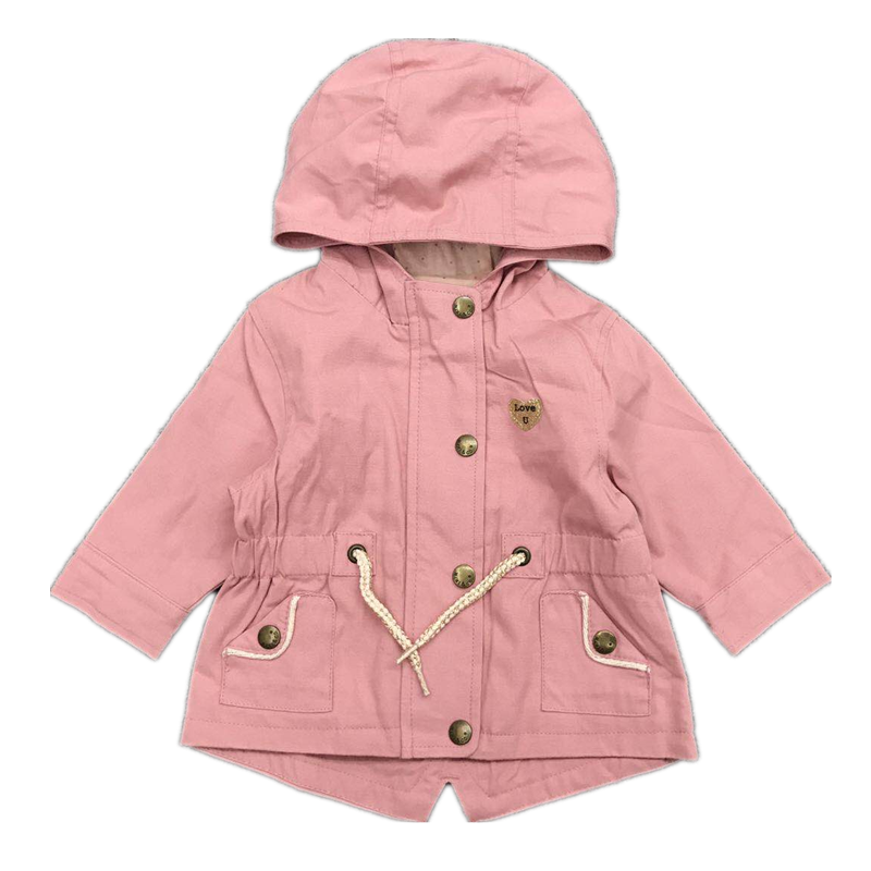 В наличии, оптовая продажа, зимняя хлопковая куртка с длинным рукавом для девочек, теплые куртки с капюшоном для маленьких девочек