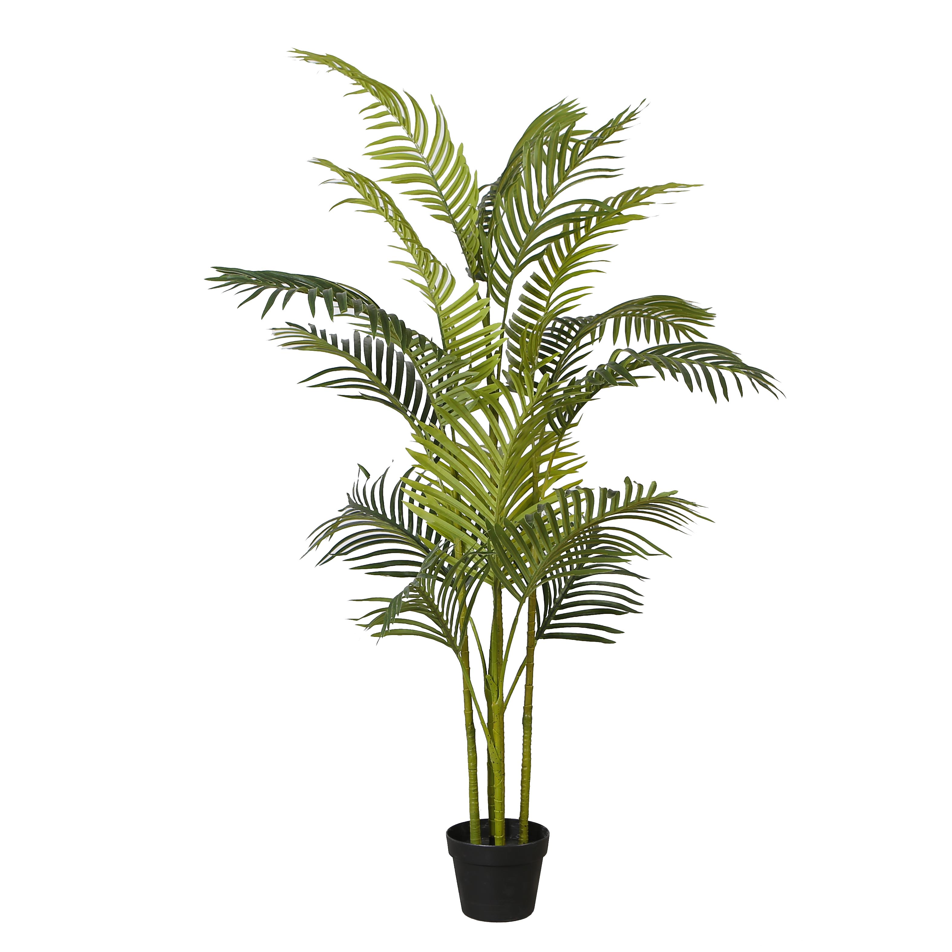 160cm New Hawaii Palm Artificial Tropical Palm Potted Faux Green Plants For Indoor Decoration Artificial Tree