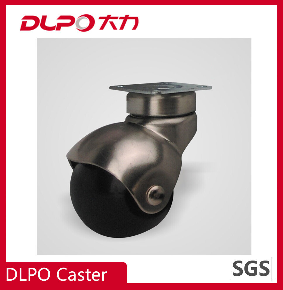DLPO Ball Shape Zinc Plated Bracket Swivel 1.5 inch caster wheel