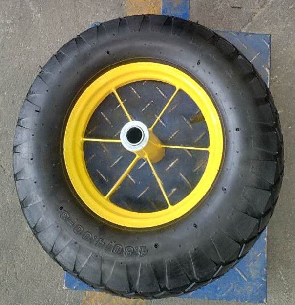 独轮车实心橡胶轮400-8 4pr独轮车实心轮独轮车轮胎4.80/4.