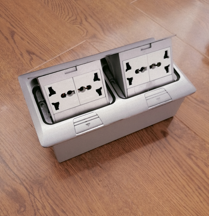 为沙特阿拉伯和 bhr,阿联酋/bs 风格铝合金弹出地板插座热卖地板插座