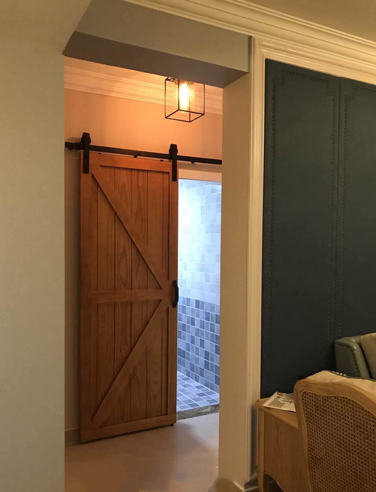 实木轨道滑动门中国供应商成品表面精加工木门价格 - buy solid wood