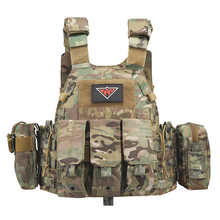 YAKEDA ligntweighted camouflage outdoor waterproofcombat swat army military tactical vest bulletproof plate carrier