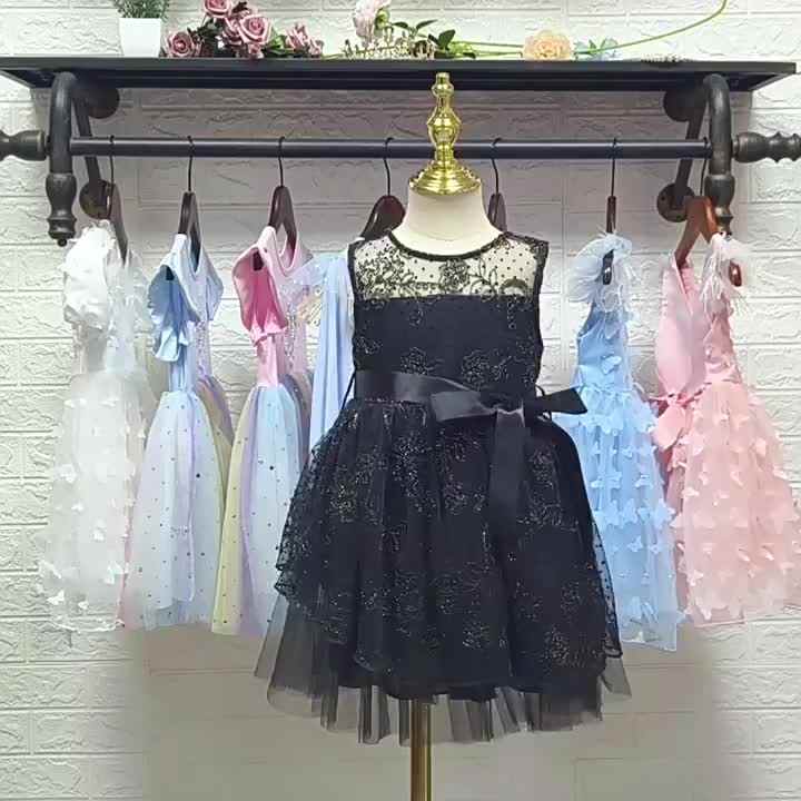 Girls' Floral Lace Formal Summer Ball Gown Dress Sleeveless Maxi Princess  Style for Kids 3-12 Years