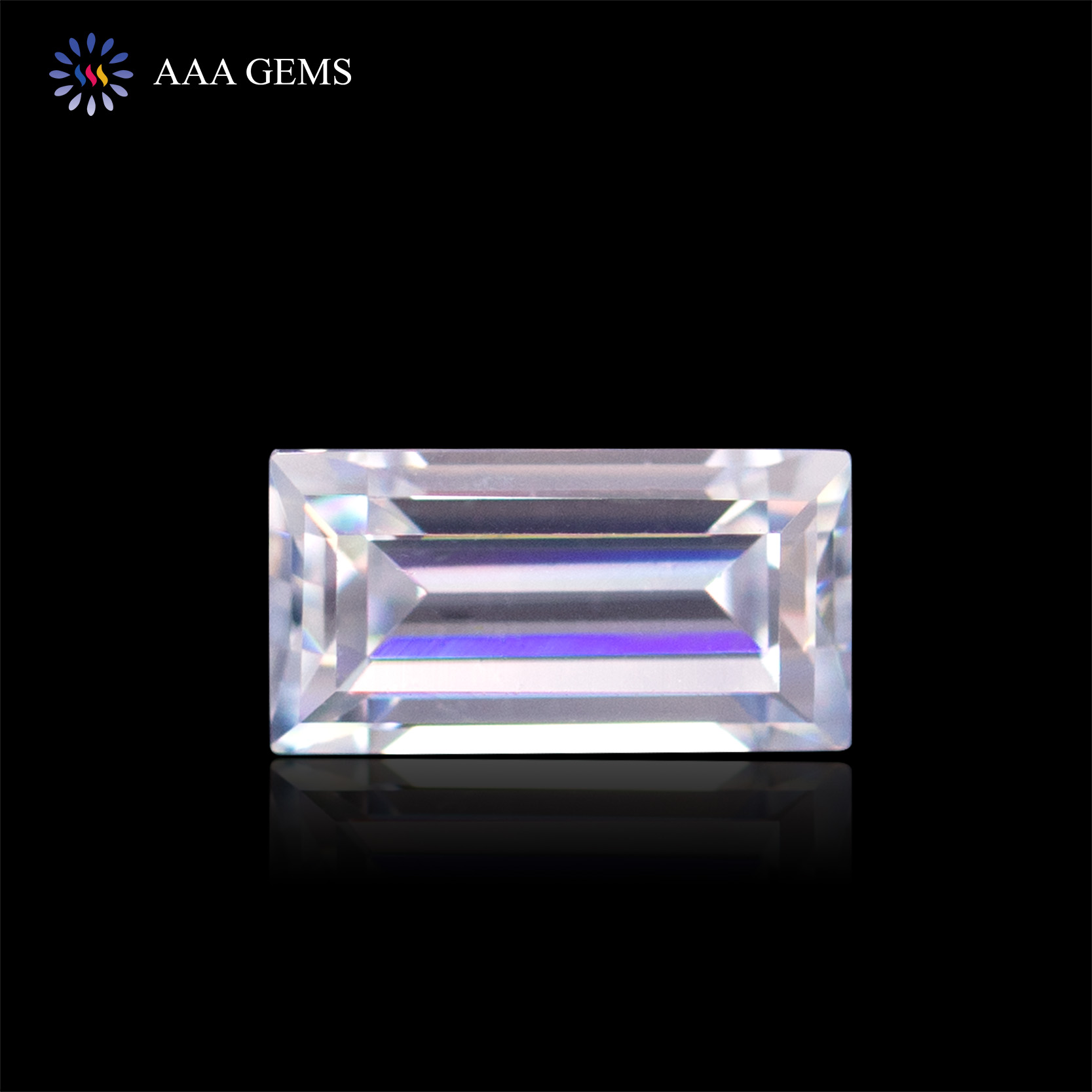 Real Mozzanite Top Quality DEF Color Baguette Mosanite Gemstone Vvs Moissanite Diamond