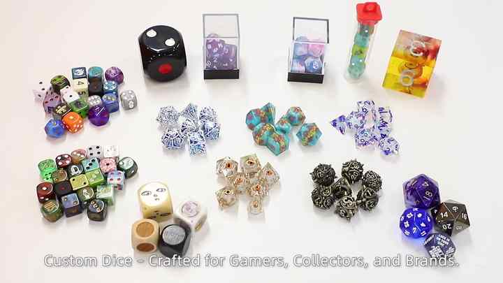 Polyhedral Dice Set – 7-teiliges Würfel-Set In Pink, Klar & Schwarz Aus Kunstharz, Inkl. Extra D20