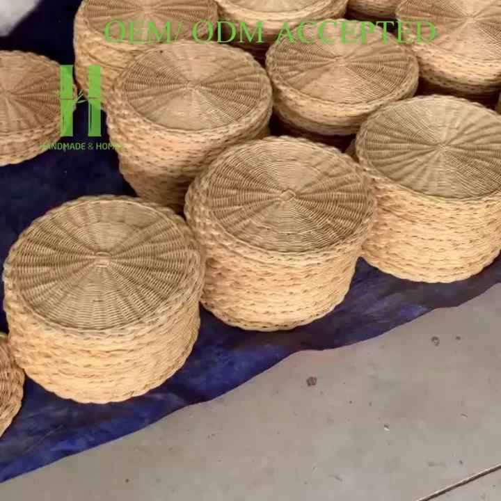 Defined Deco Set 6 Tovagliette Ovali In Rattan Intrecciato – Stile Bohémien, 40,6x30,5 Cm, Per Piatti E Centrotavola - 3