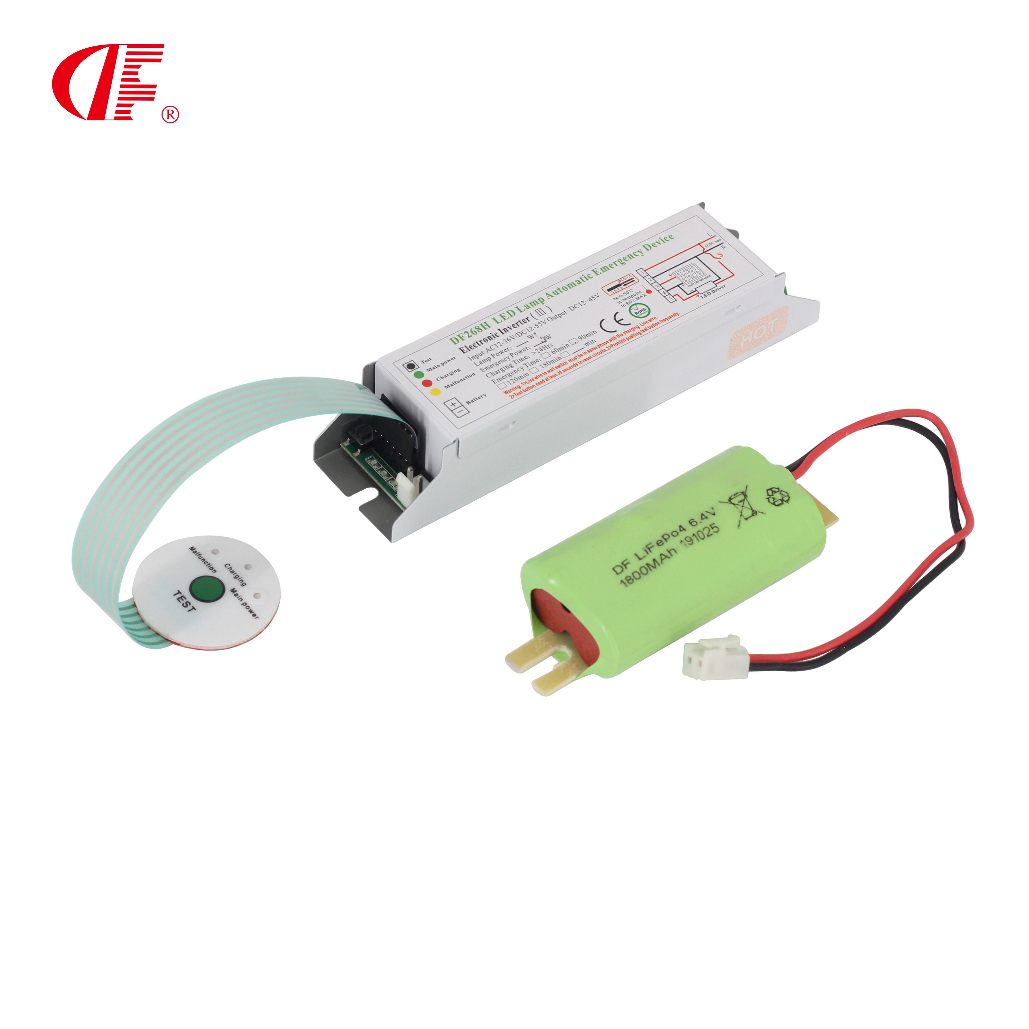 SAA certificate led reduced power emergency lighting module for led light 25W 2hours