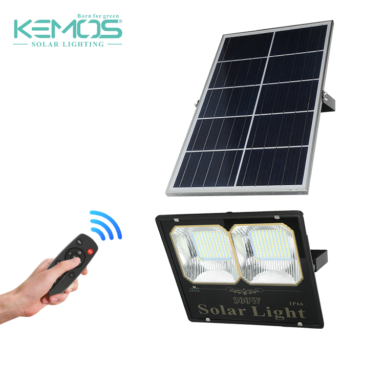 Intelligent Outdoor Remote Control Aluminium Reflector Solar 30W 60W 100W 200W 300W LED Floodlight