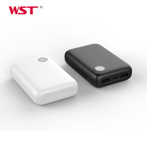 Consumer electronics 5v 2.1a LCD display portable mobile power bank 10000 mah