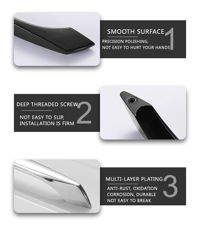 American Style Zinc Alloy 128 MM Cabinet Chrome Wardrobe Drawer Handle //