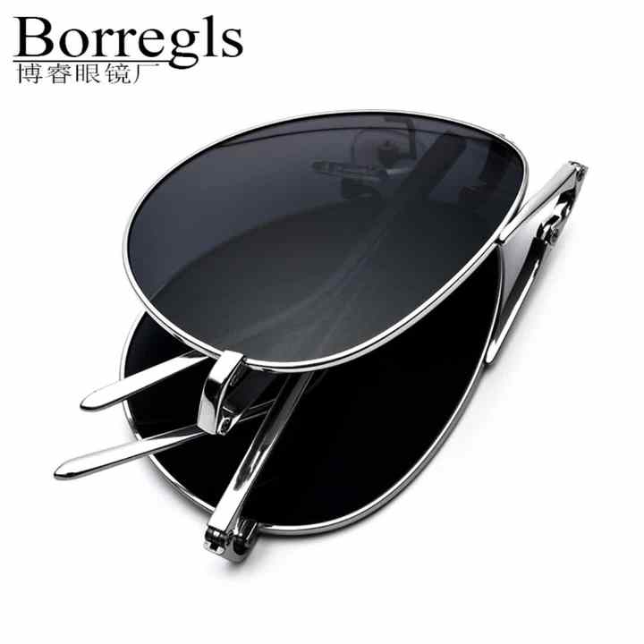 Borregls Pure Titanium Polarized Sunglasses for Men