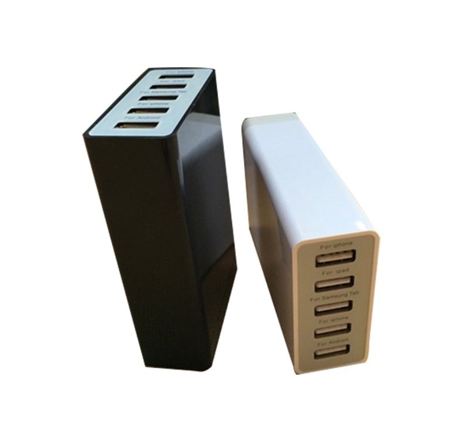 Зарядное устройство для мобильного телефона с 5 usb-портами, многопортовое быстрое зарядное устройство, настольное usb-зарядное устройство qc 3,0