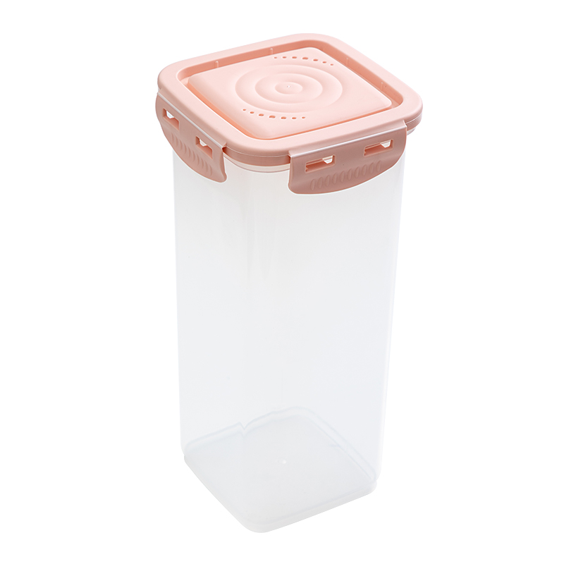 Контейнеры для хранения пищевых продуктов с крышками, высокий герметичный контейнер для кладовой и кухни, герметичный пластиковый контейнер для хранения, 2021 год, новинка, 4 размера