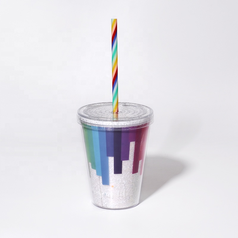 Чашка для кофе Girlwill в радужную полоску, с логотипом на заказ, оптовая продажа