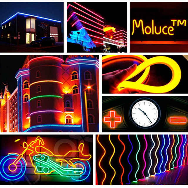 Free Design Slim PVC Material Waterproof LED Neon Wall Light