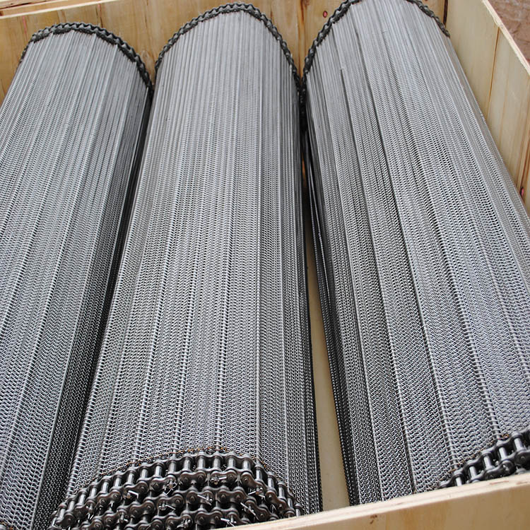 High Temperature Stainless Steel Enrober Wire Belt Mesh For Eggs Conveyor