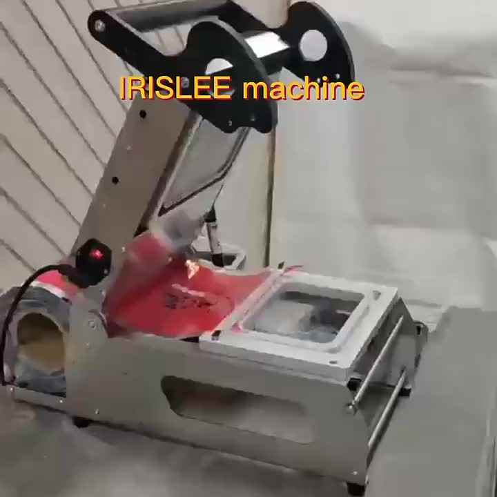 弁当箱シール機 小型スーパーマーケット専用 手動プレス包装機 