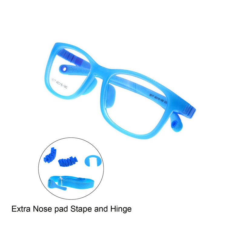 Custom Logo Kids Optical Frames Rubber High Quality Safe for Children Eyewear Low MOQ Medical Flexible Kids Optical In Stock