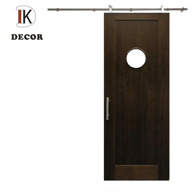 In genere A Parete Impiallacciatura Noce Scorrevole Barn Door per Quattro Punti Suite
