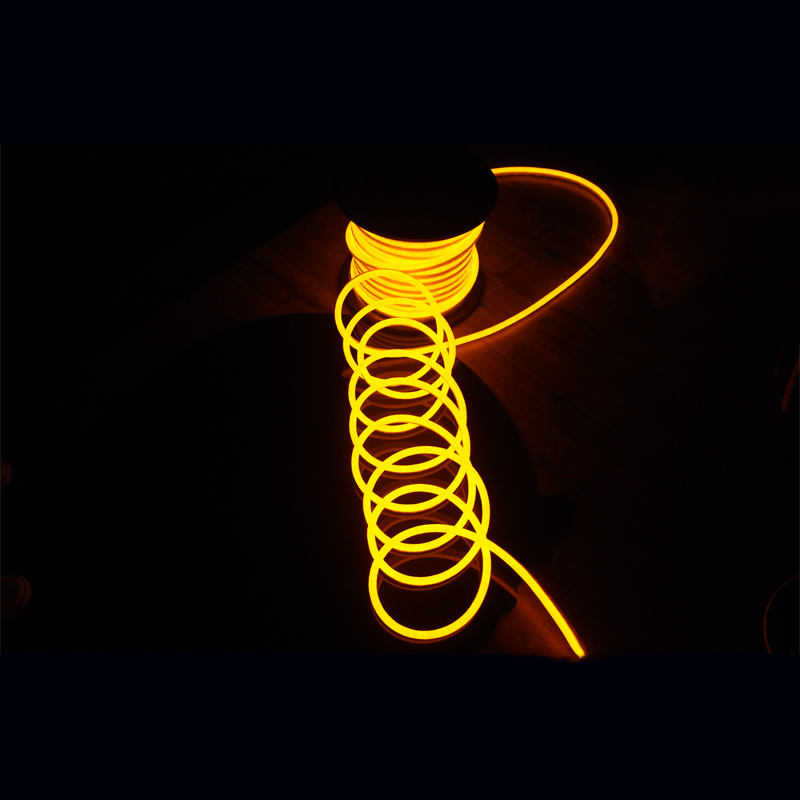 Высококачественная адресная желтая неоновая трубка 12 В неоновая полоса