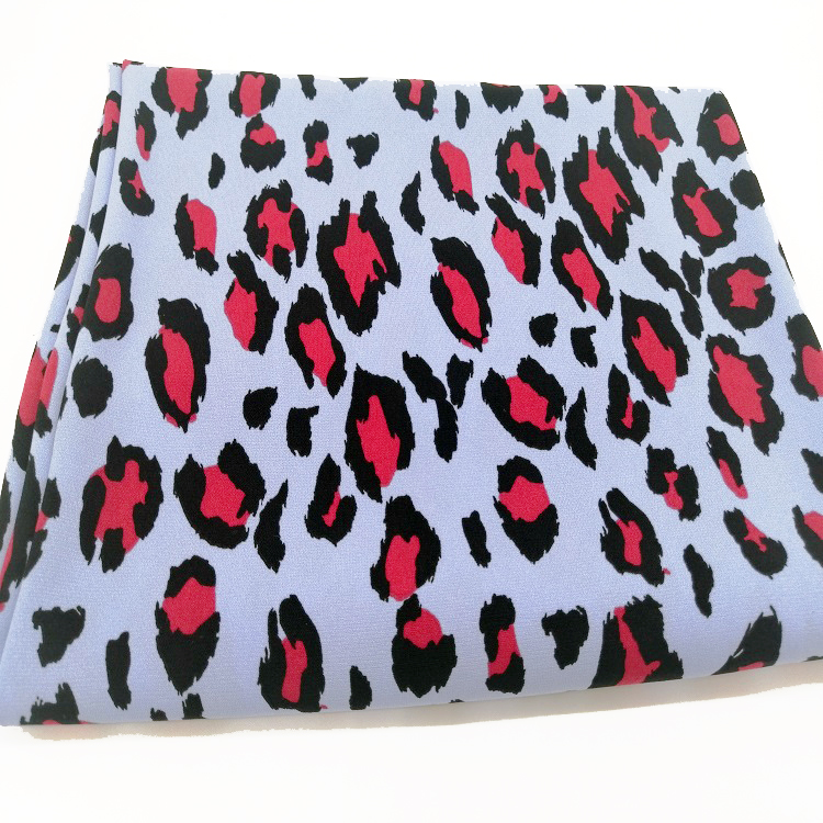 2020 100% полиэстер YiLi креп-ткань с принтом 2A29957-3 модная со склада ткань