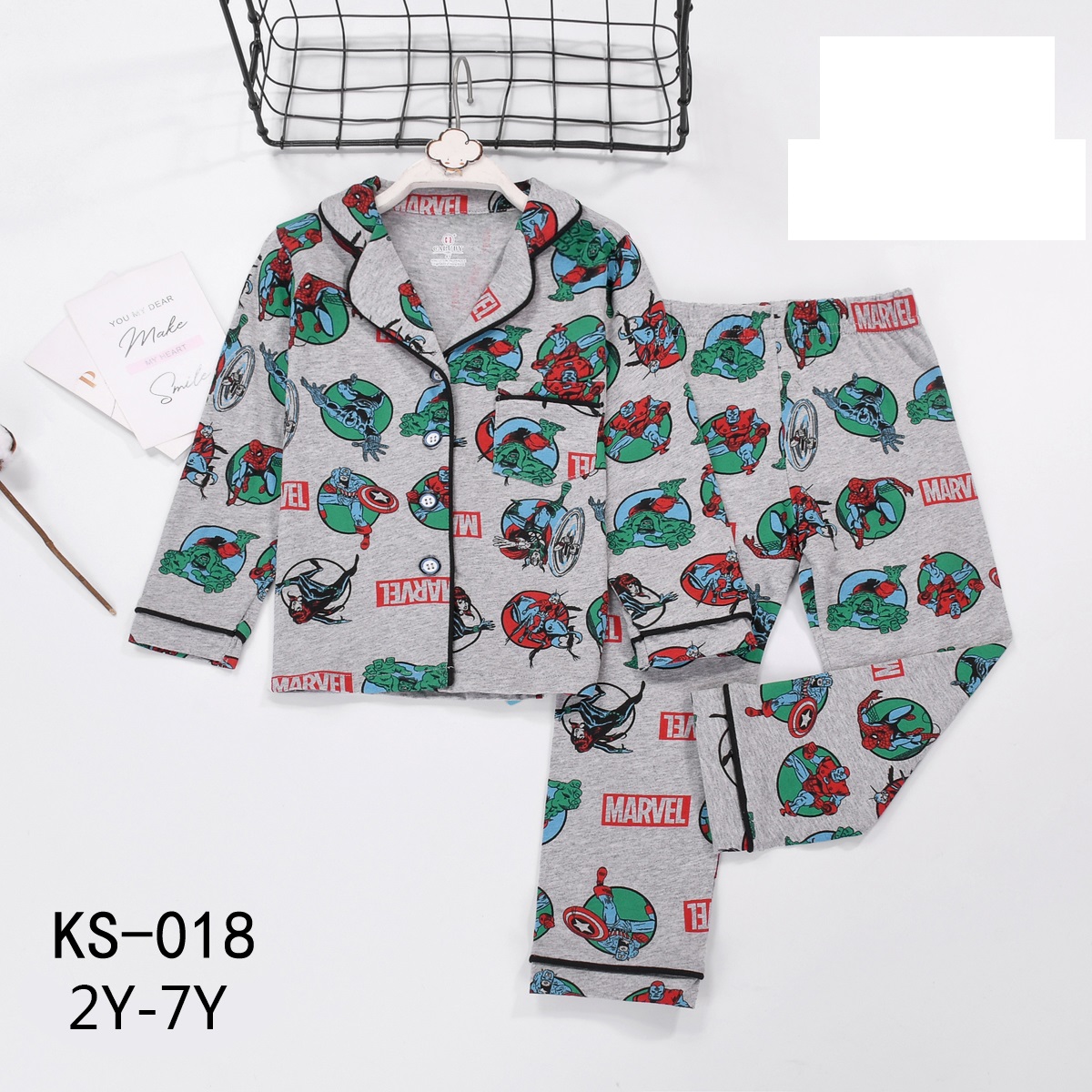 Пижама-кардиган для мальчиков с мультяшным рисунком подходит для детей от 2 до 7 лет