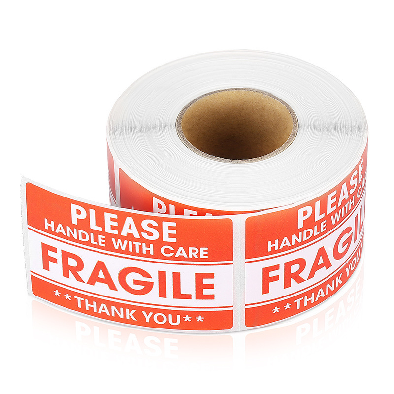 10000 2 x 3 Fragile Stickers Hand With Care Shipping Mailing Labels 20 Rolls