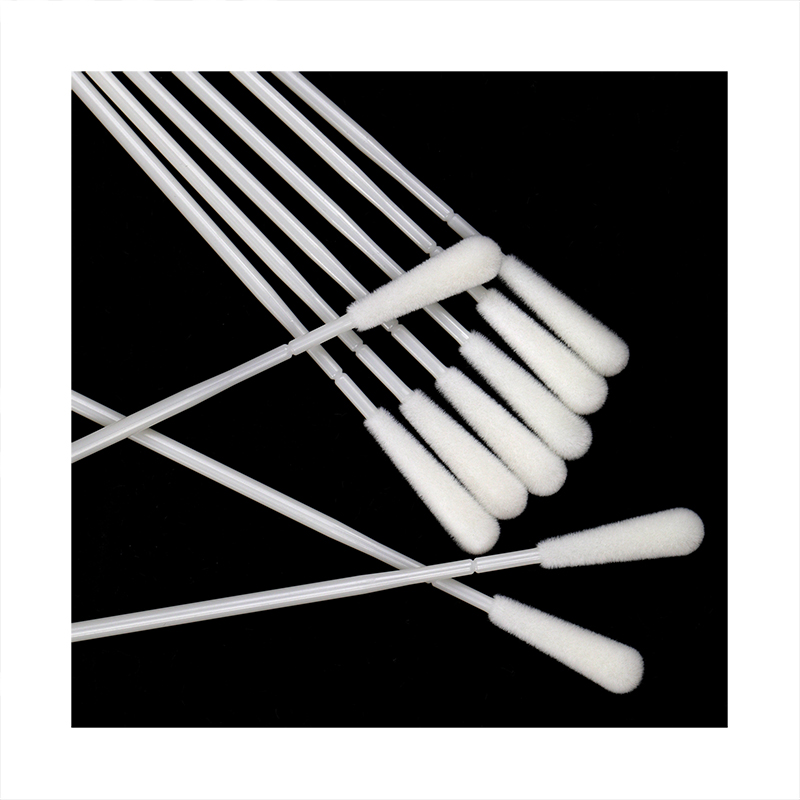 Пробоотборный носовой нейлон Noseand Throught медицинский Флокированный пробоотборник горла лабораторный пробоотборник