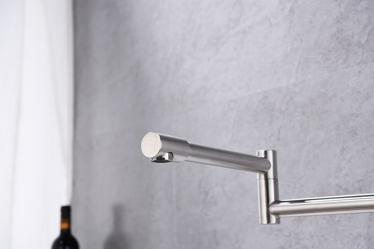 Swivel Spout Pot Filler Single Handle Sink Mixer Tap Retractable Folding Kitchen Faucet