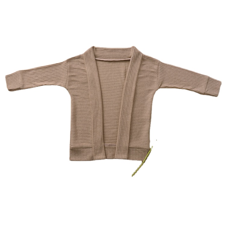 Осень-весна, Детская верхняя одежда с длинным рукавом для девочек, вязаная куртка, Детский кардиган, свитер