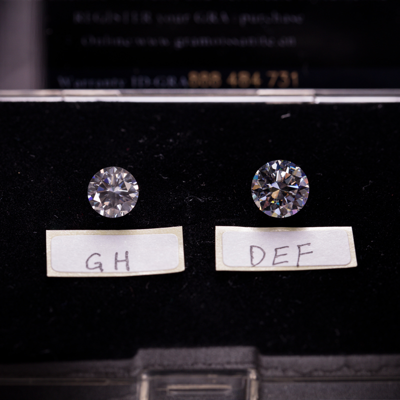 Factory Price GRA Certificate Round 6.5mm 1 Ct Price Moissanite Wholesale  GH VS Color Moissanite