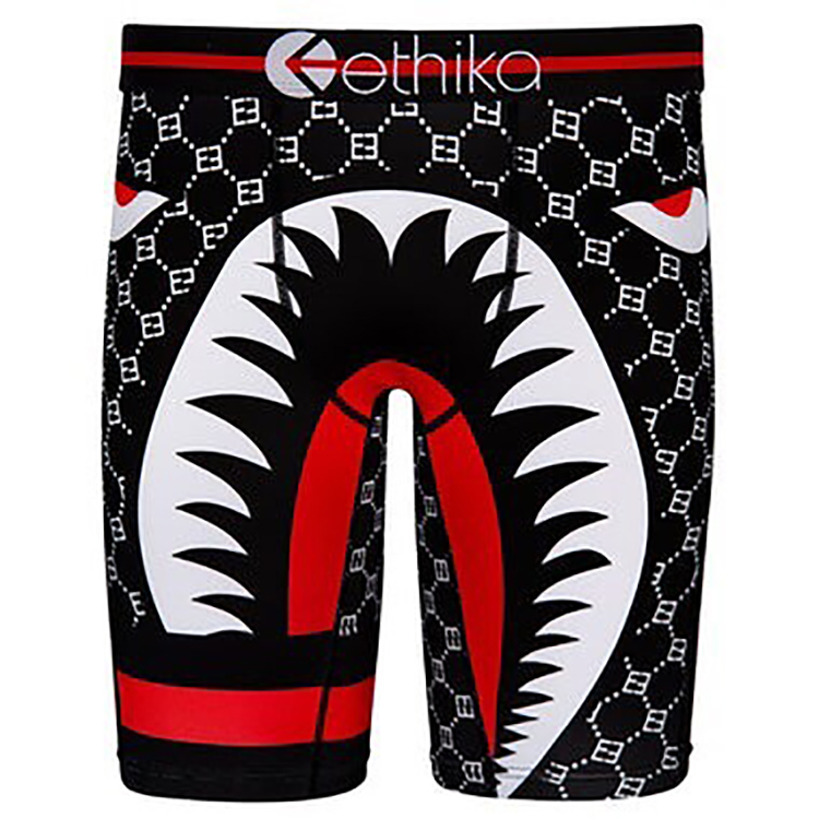 Оптовая продажа, шорты с логотипом на заказ, Классические мужские трусы-боксеры ethika из полиэстера и спандекса, нижнее белье