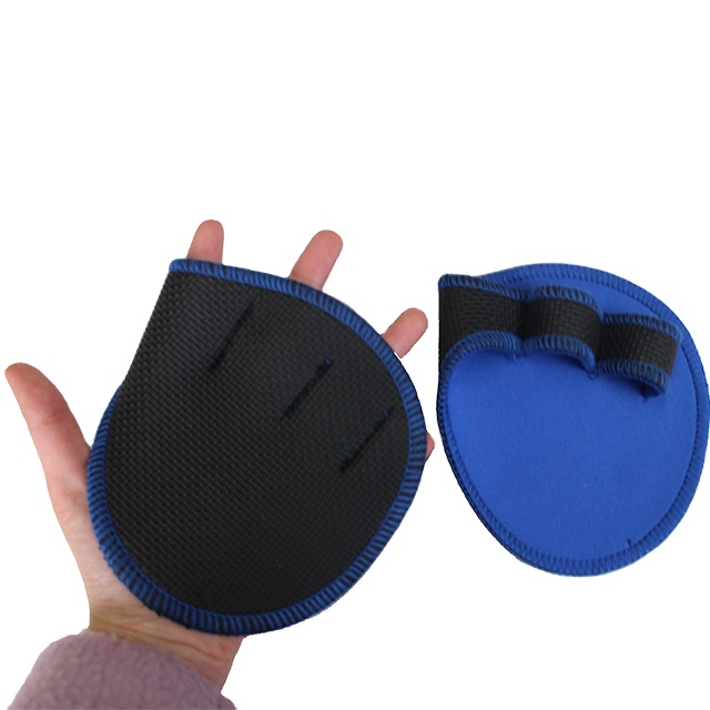 Оптовая продажа гимнастические Подъемные Перчатки логотип по индивидуальному заказу из неопрена Ручка palm pad