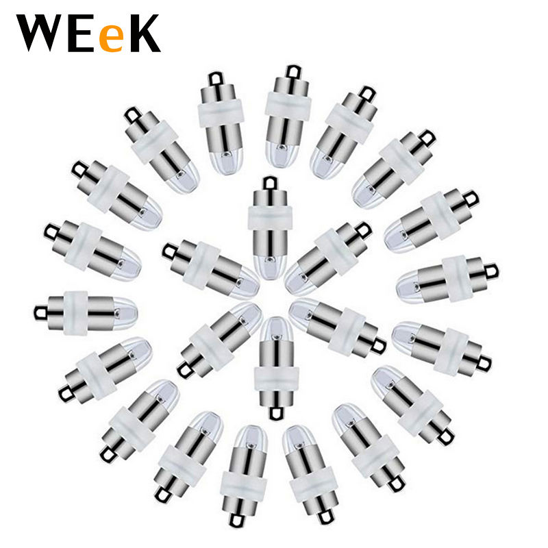 20 Pack Multicolor LED Balloon Lights - Waterproof Blinking Party Decorations