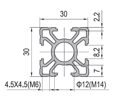 Европейский стандартный алюминиевый профиль 4040 8020 3030 2040 профилей слота v алюминиевых 2